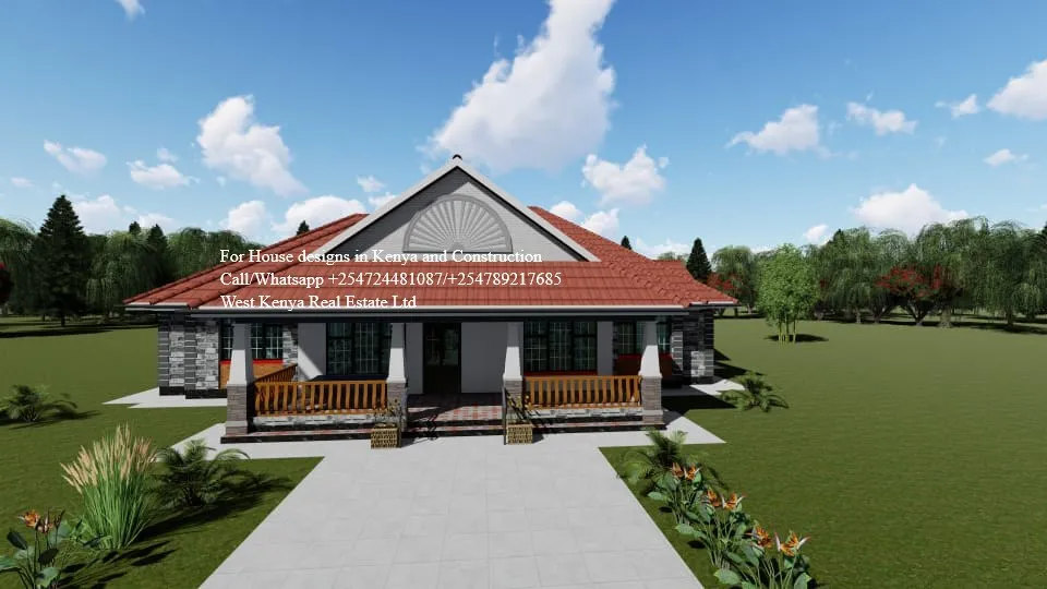 5br bungalow house plans in Kenya