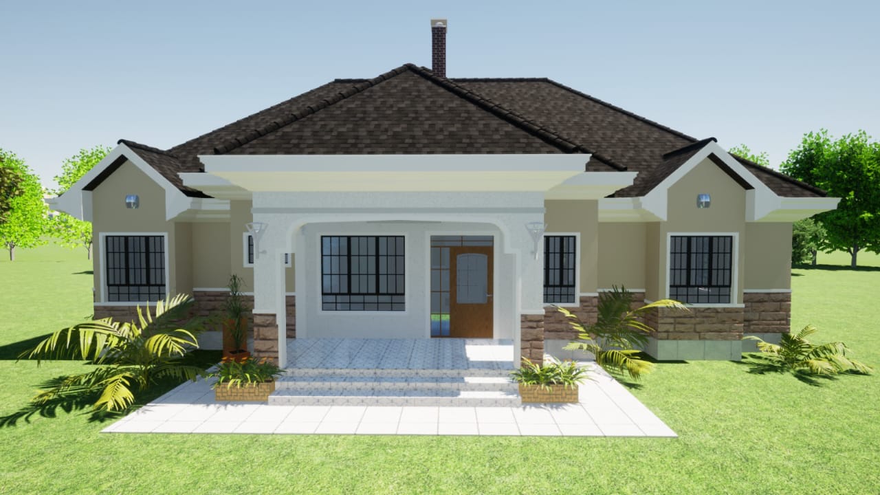 4-bedroom bungalow floor plans