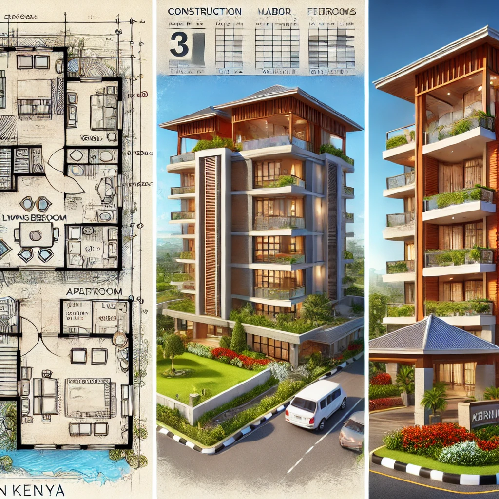 building apartments in Kenya