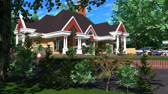 An exquisite 4 Bedroom Bungalow design in Kenya MEC006 - Image 2