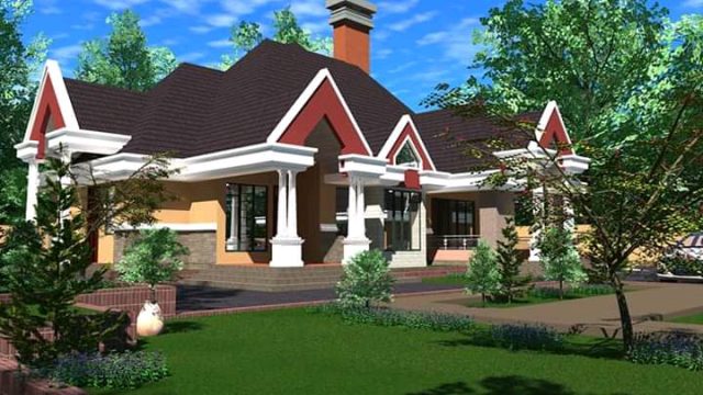 An exquisite 4 Bedroom Bungalow design in Kenya MEC006 - Image 5