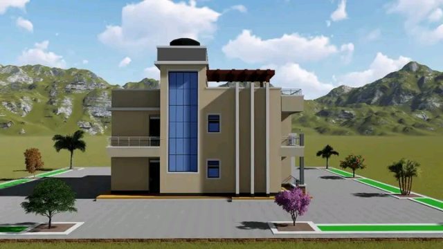 Extraordinary 5 Bedroom Maisonette House Plans in Kenya MEC027 - Image 2