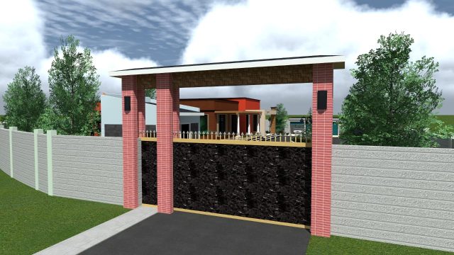 Luxurious 3 Bedroom Bungalow Flat Roof House Plans MEC045 - Image 22