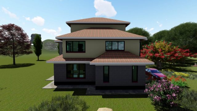 Unveiling Grandeur - Opulent 5BR Maisonette House Designs in Kenya WKRE057 - Image 2