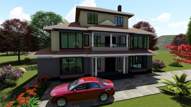 Unveiling Grandeur - Opulent 5BR Maisonette House Designs in Kenya WKRE057 - Image 6