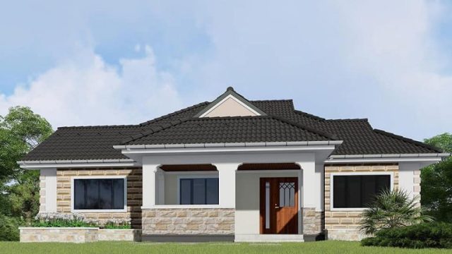 Tranquil Living - Unveiling Exceptional 4BR Bungalow House Designs in Kenya MEC055