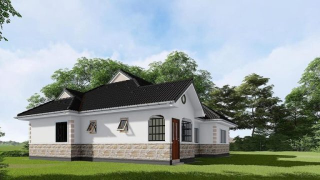 Tranquil Living - Unveiling Exceptional 4BR Bungalow House Designs in Kenya MEC055 - Image 4