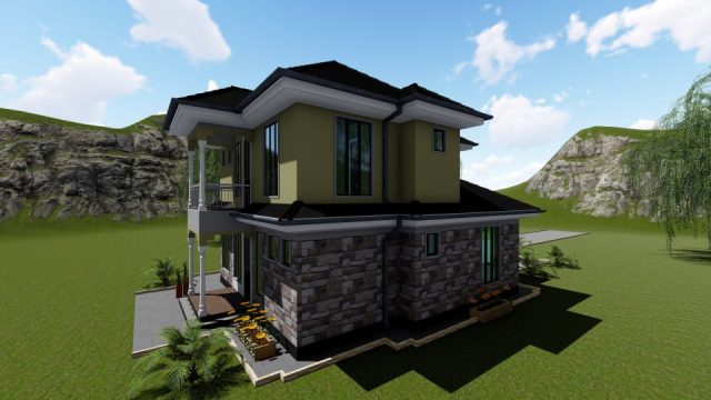 4 Bedroom Maisonette Building Plans MEC052 - Image 6