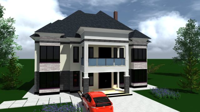 Timeless Elegance - Simple 4BR Maisonette Building Plan in Kenya MEC067 - Image 3