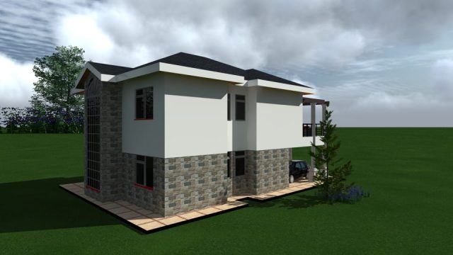 Timeless Elegance - Simple 4BR Maisonette Building Plan in Kenya MEC067 - Image 5