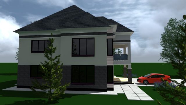 Timeless Elegance - Simple 4BR Maisonette Building Plan in Kenya MEC067 - Image 8