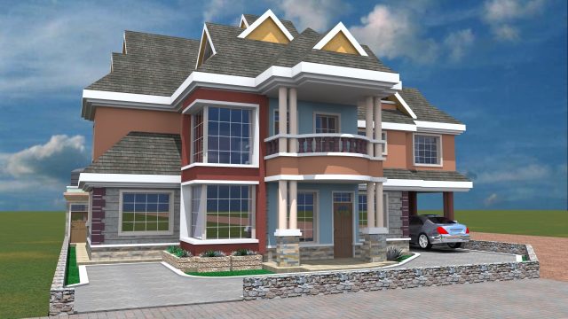 4Bedroom Maisonette House Plans in Kenya with attic - Image 2