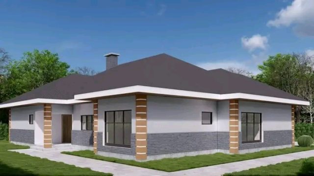 Affordable 3BR Bungalow House plans in Kenya - Image 3