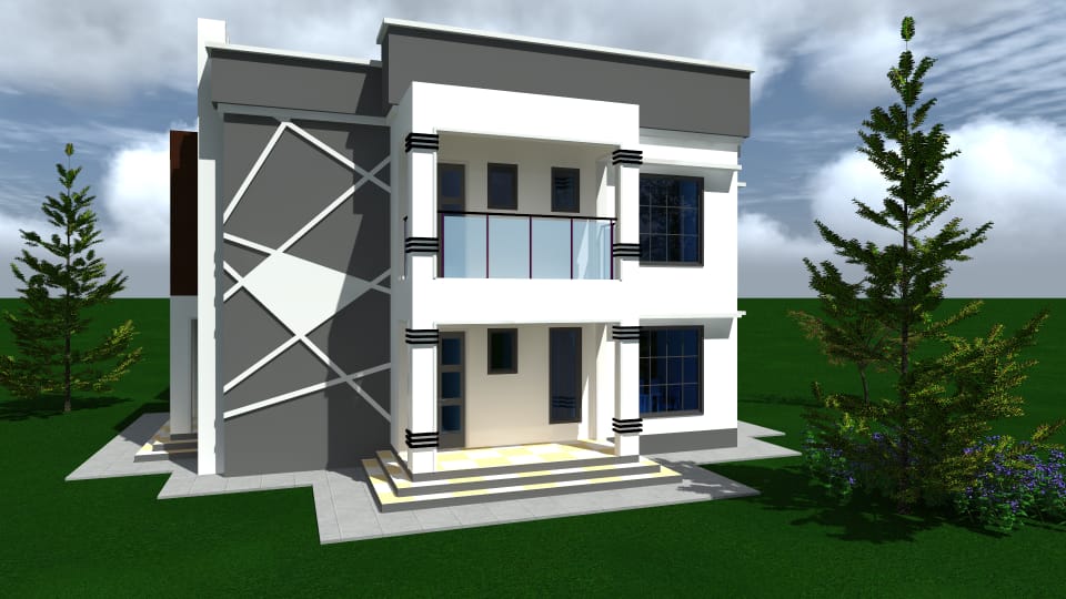 Buy Flat Roof House Plans Kenya 